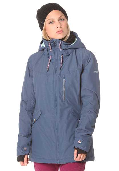 Roxy Wildlife - Blu Donna Moda Snowboard Abbigliamento (W1384)